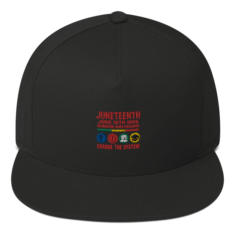 Flat Bill Cap - thisjuneteenth