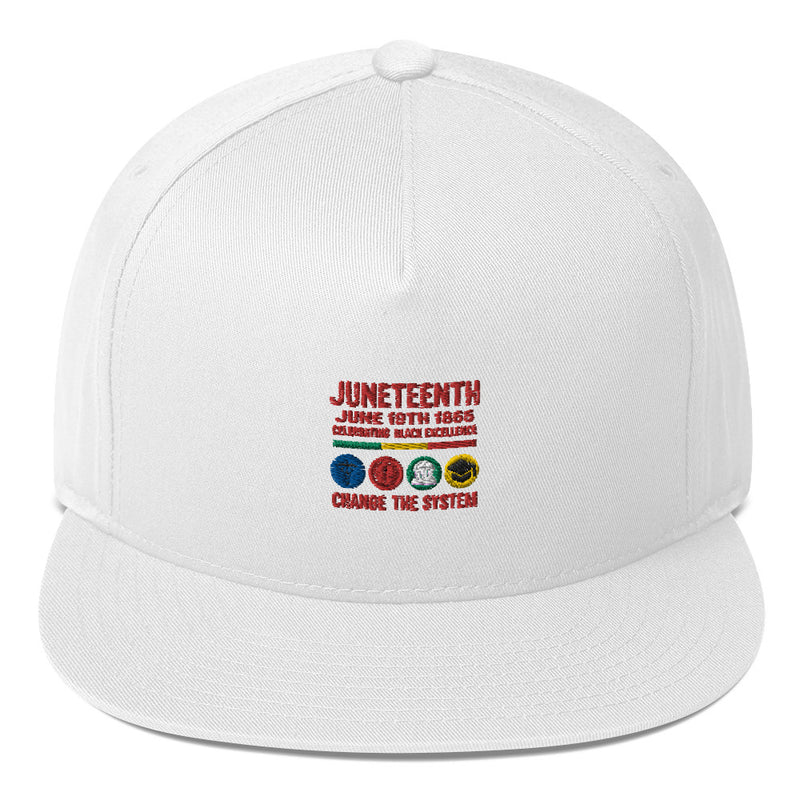 Flat Bill Cap - thisjuneteenth