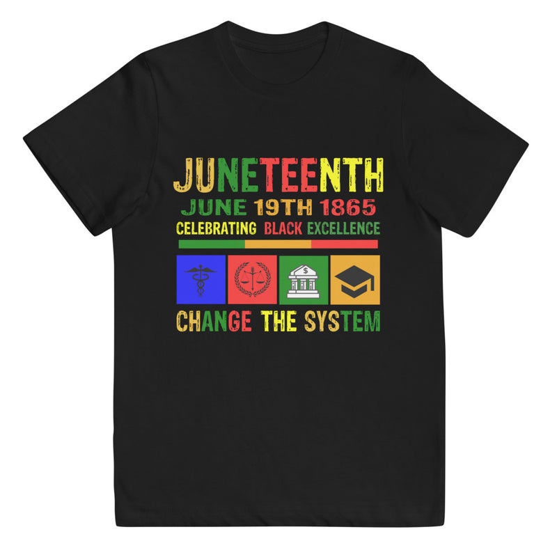 Youth jersey t-shirt - thisjuneteenth